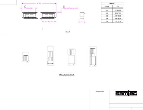 BTH Series Drawing Datasheet by Samtec Inc. | Digi-Key Electronics