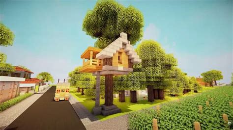 Image result for Minecraft Starter Treehouse Tutorial