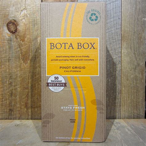 Bota Box Pinot Grigio 3L - Oak and Barrel