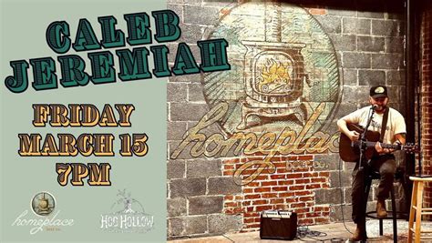 Caleb Jeremiah Live at Homeplace, Homeplace Beer Company, Burnsville ...