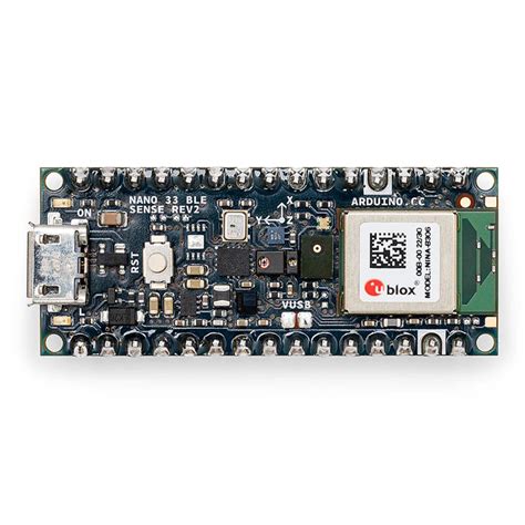 Buy Official Arduino Nano 33 BLE Sense Rev2 With Headers, IMU & BLE ...