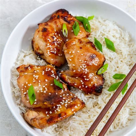 Easy Air Fryer Teriyaki Chicken Thighs