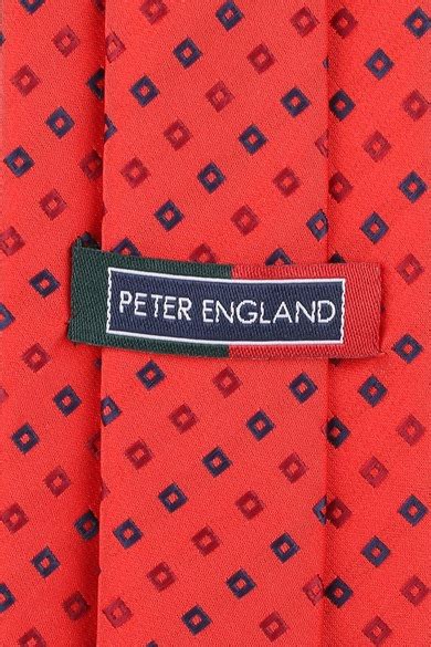 Buy Men Red Patterned Tie Online - 434212 | Peter England