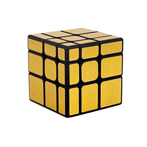 Dvaya Mirror Cube 3x3 Cube High Speed Gold Mirror Magic Cube 3x3 Mirror ...