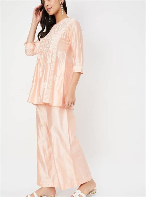 Buy Women Embroidered Kurti Set Online at just Rs. 1299.0 ...