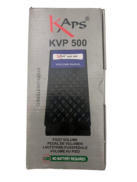 Allmusimart-kaps® KVP-500 volume pedal STEREO/ESTEREO (NO BATTERY ...