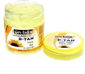 Unbox D-Tan Sunflower Face Gel Price in India - Buy Unbox D-Tan ...