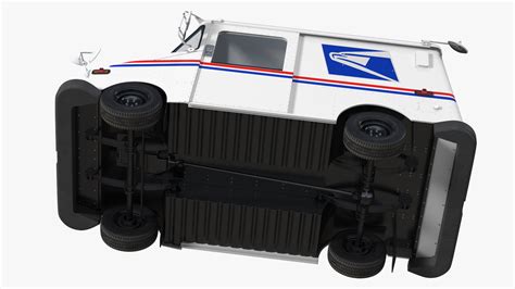 3D model Grumman LLV USA Post Car Rigged for Maya | 3D Molier International