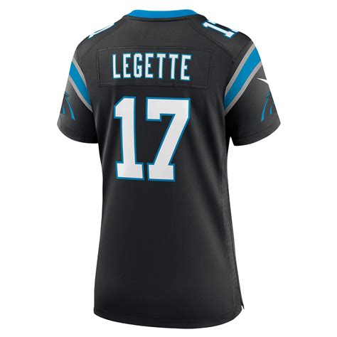 Women's Carolina Panthers Xavier Legette Nike Black Game Jersey - Bluefink