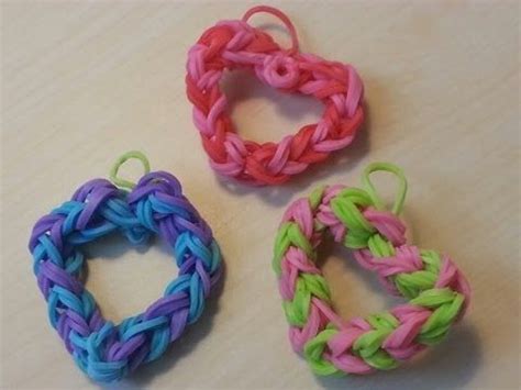Image result for Heart Rainbow Loom Pattern Tutorial