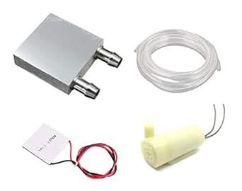 INVENTO 1Pcs Peltier Aluminum Water Cooling Block + 12715 Peltier ...