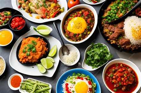 Premium AI Image | Latin American Dishes