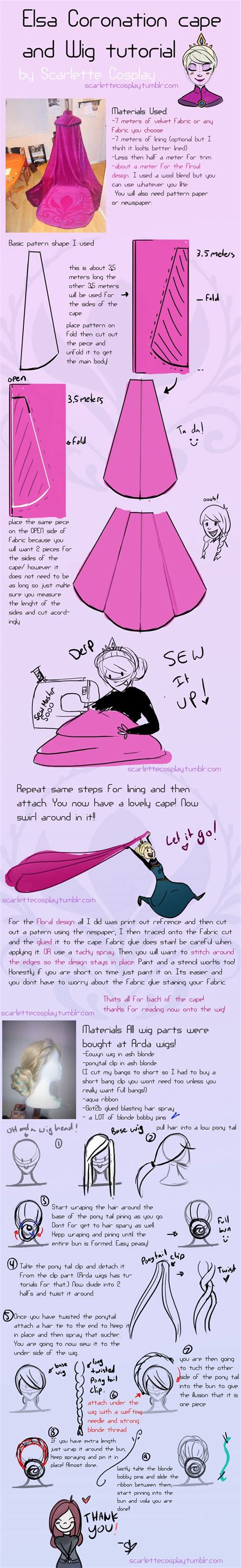 Image result for Elsa Cosplay Tutorial