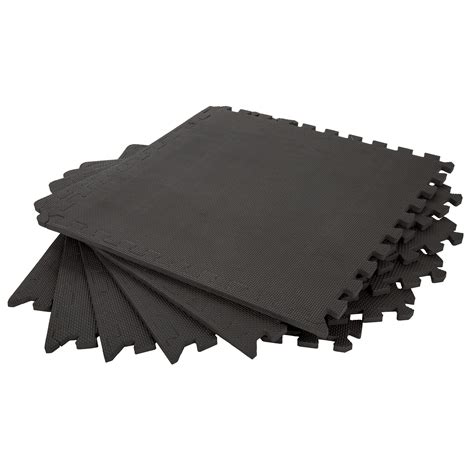 Foam Mat Floor Tiles - 4-Pack Interlocking EVA Foam Pieces - Non-Toxic ...
