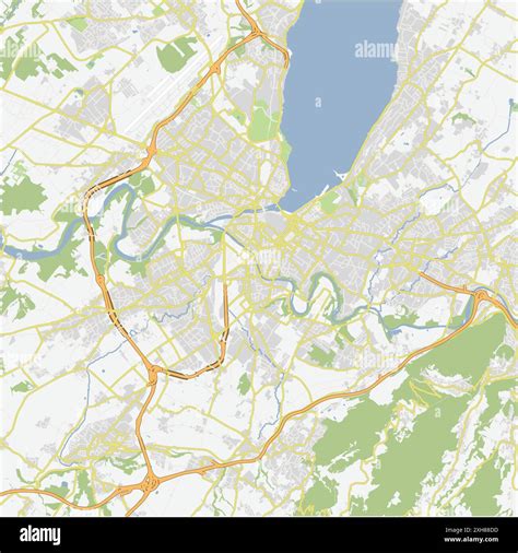 Geneva aerial Stock Vector Images - Alamy