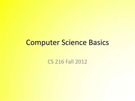Computer Science Basics Lessons 的图像结果