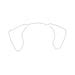 Buy Custom Dog Ear Outline Digital File Dog Ear Line Art Custom Outline ...