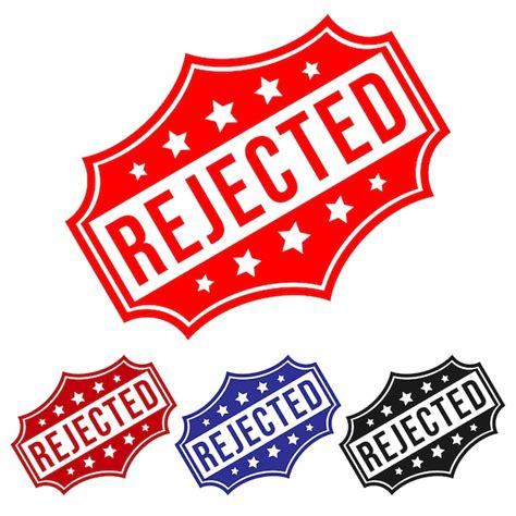Image result for Rejected Stamp Vector