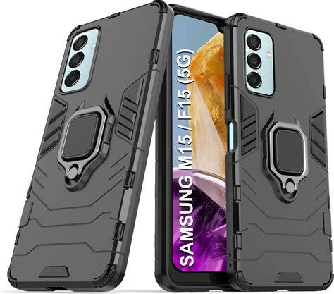 CEDO Rugged Samsung Galaxy M15 / F15 (5G) Defender Case | Rotating Ring ...