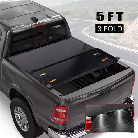 5ft Tri-Fold Tonneau Cover For Nissan Frontier 2005-2025 Truck Bed Cover - Walmart.com