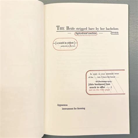 Marcel Duchamp/Richard Hamilton - The bride stripped - Saint-Martin ...