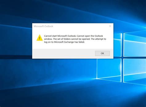 Image result for Cannot Open Outlook Error