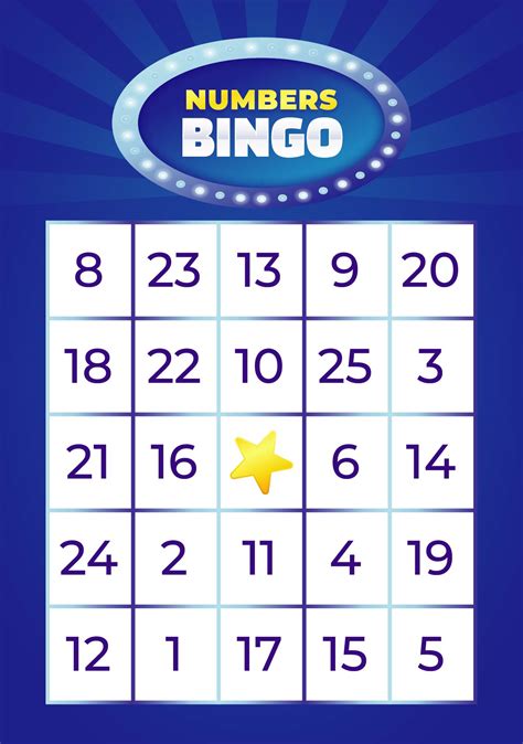 Bingo Card Free Printable