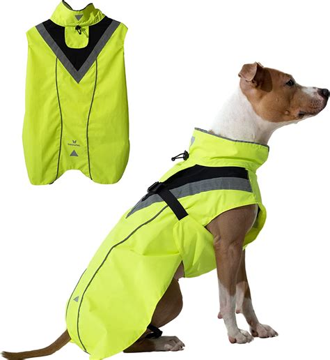 DOGOPAL Dog Raincoat - Reflective Dog Rain Jacket Waterproof for Small ...