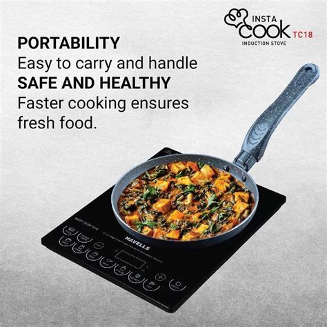 HAVELLS 1800 W Induction Cooktop Touch Panel - Buy HAVELLS 1800 W ...