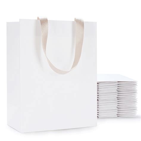 Amazon White Paper Bags With Handles at Abbey Bracy blog