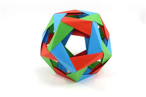 Dodecahedron (Penultimate Unit) - Origami by Michał Kosmulski