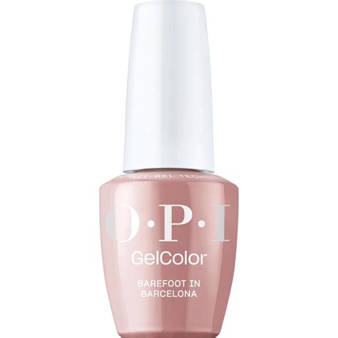 Amazon.com: OPI GelColor Barefoot in Barcelona | Opaque Dark Warm Nude ...