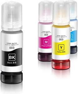 Ang 003 Ink for Epson L3110, L3150, L3250, L3152, L3210 Printer-(C/M/Y ...