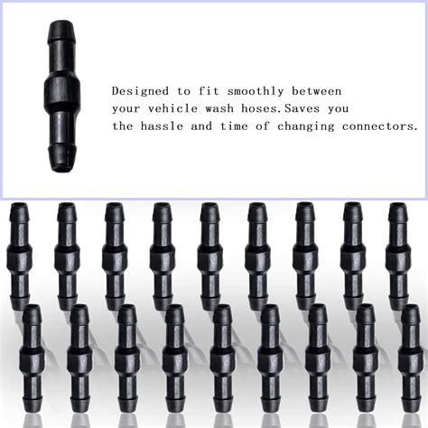 Buy Windshield Washer Hose Connector,20 Pcs Universal Windshield Washer ...