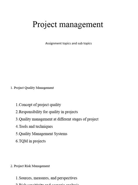 Image result for Project Management Assignment