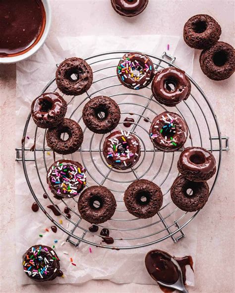 Chocolate Mini Donuts - Kickass Baker