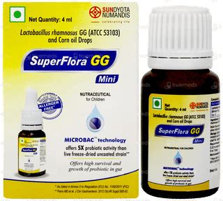 Superflora Gg Mini Oral Drops 4ml - Uses, Side Effects, Dosage, Price ...
