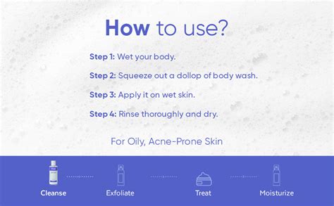 Buy Muggu Skincare Salicylic Acid Body wash with 2% Salicylic Acid, Tea ...