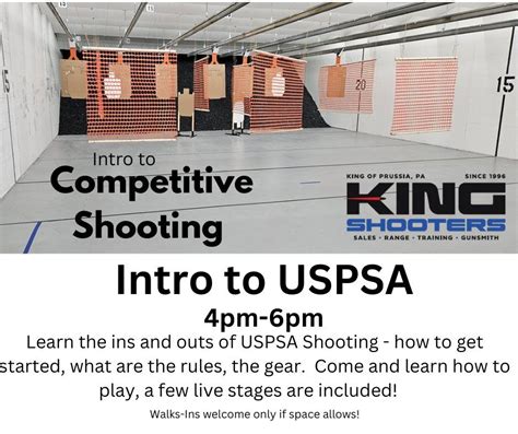 Intro to Competitive Shooting, 346 E CHURCH ROAD, King of Prussia, PA ...
