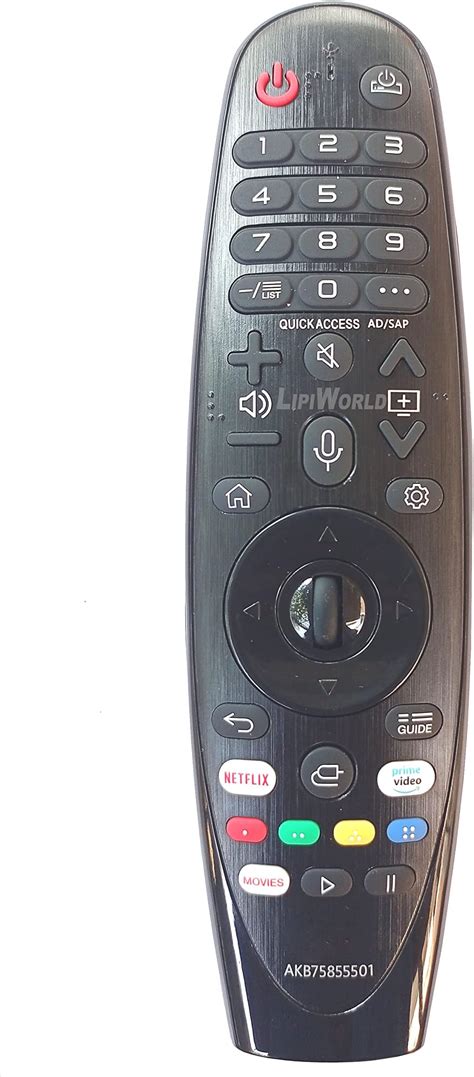 Buy LipiWorld® AKB75855501 Led LCD Smart TV Remote Control with Prime ...