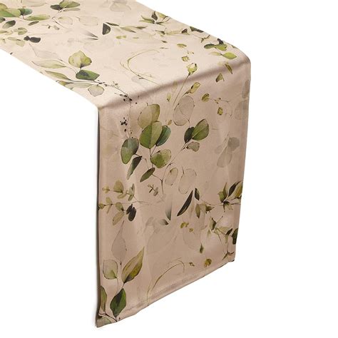 Buy Encasa Dining Table Runner for 4 Seater - Polyester Twill Fabric ...