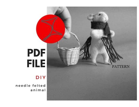 Image result for Needle Felted Mouse Pattern