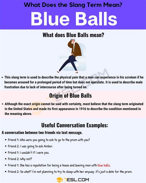 Blue Balls Meaning: What Does the Slang Term 'Blue Balls' Mean?