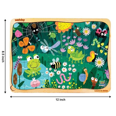 Buy Amazing Bugs Wooden Jigsaw Puzzle (40 Pieces) on Snooplay Online India