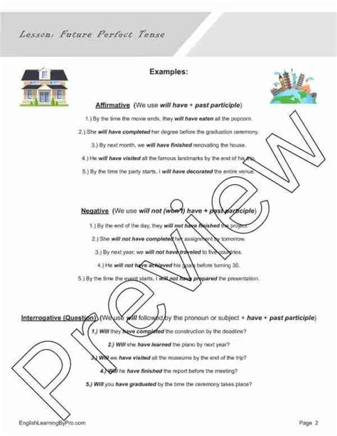 Future Perfect Sentence Structure 的图像结果