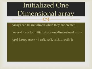 Array Innetialation 的图像结果