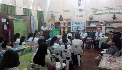 LDSC Turns Over Library Materials to Mandaue City Central School