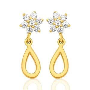 BHIMA Jewellery 22KT Yellow Gold Womens Earrings : Amazon.in: Jewellery