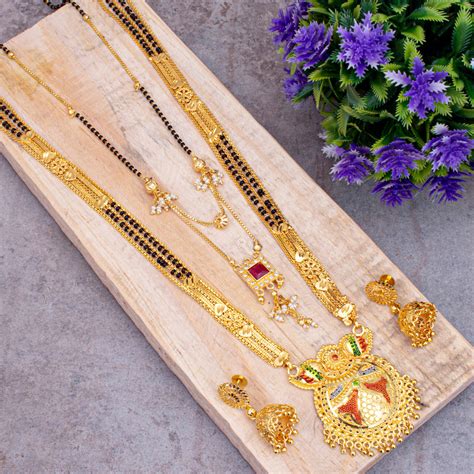 Sukkhi Gleaming Gold Plated Combo Mangalsutra Set for Women - Sukkhi.com