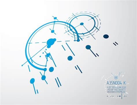 Arrière-plan abstrait vectoriel de la technologie du génie mécanique ...